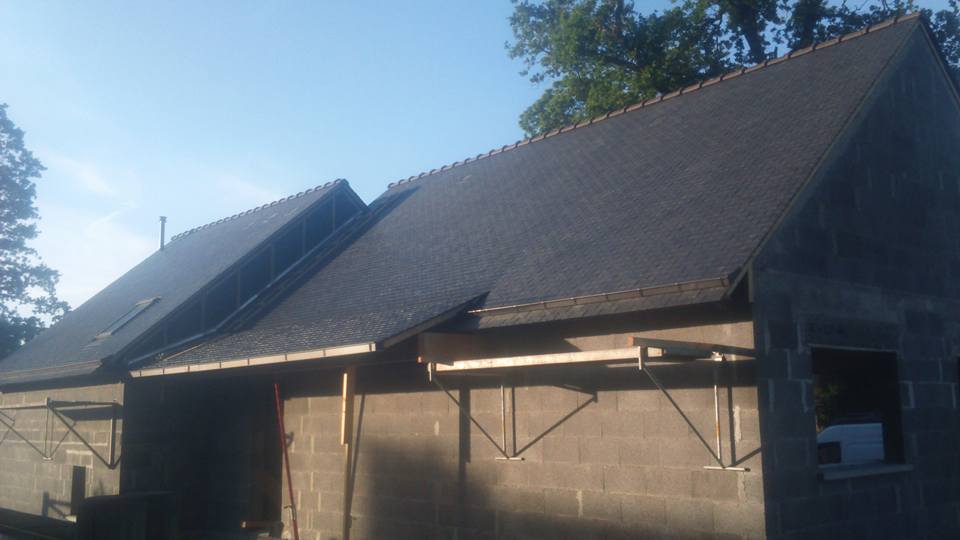 Toiture sur maison neuve