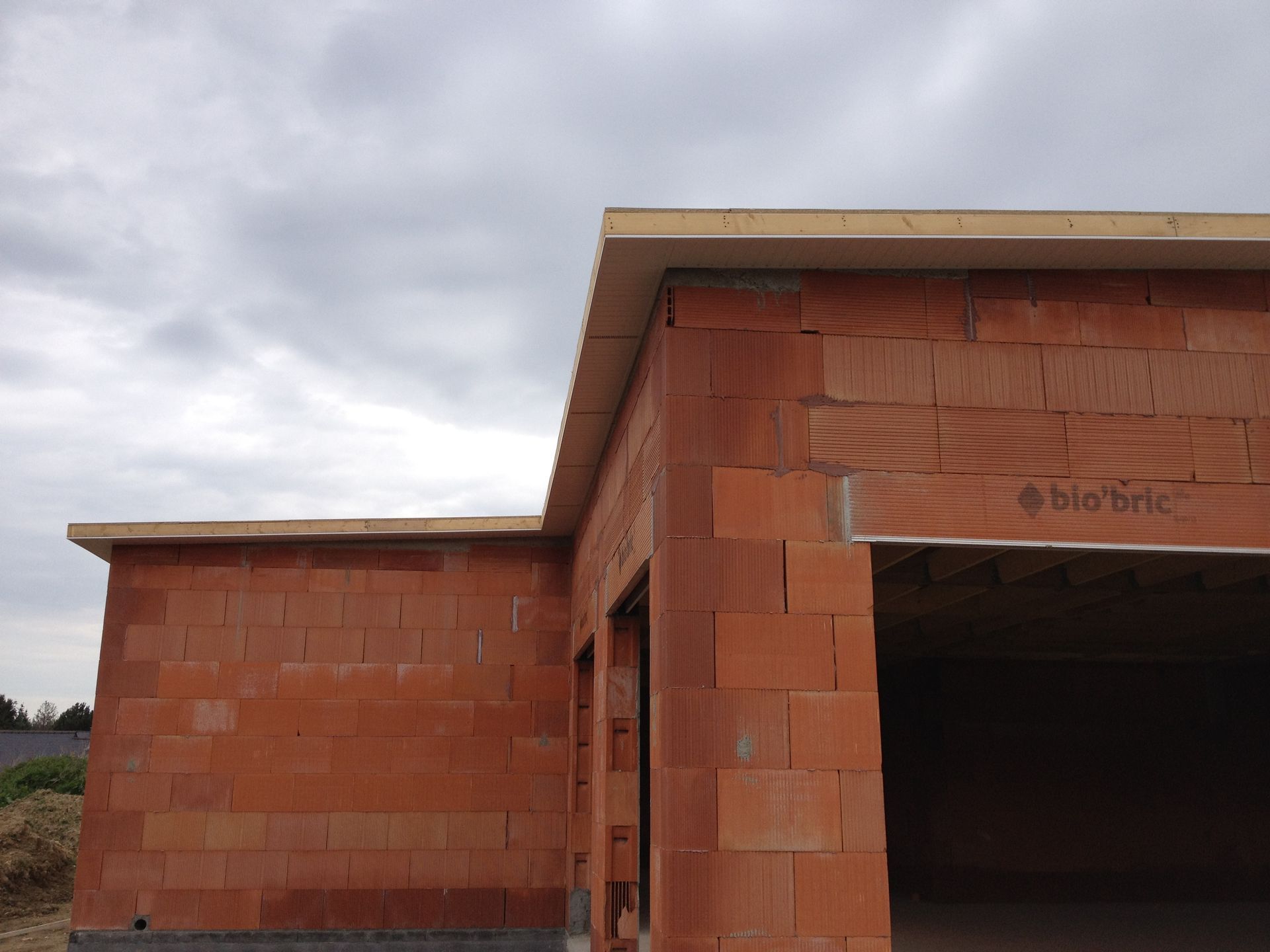 Maison en briques rouges