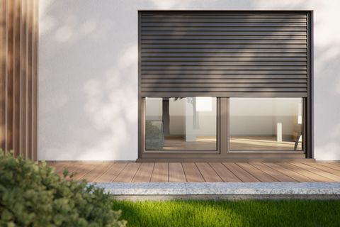 Store intérieur blanc