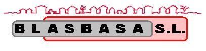 Se muestra un logotipo de Blasbasa SL sobre un fondo blanco.