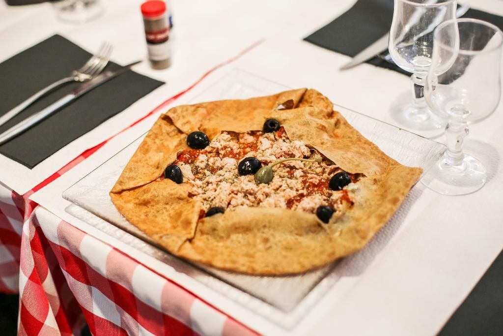 Galette tomate et olives