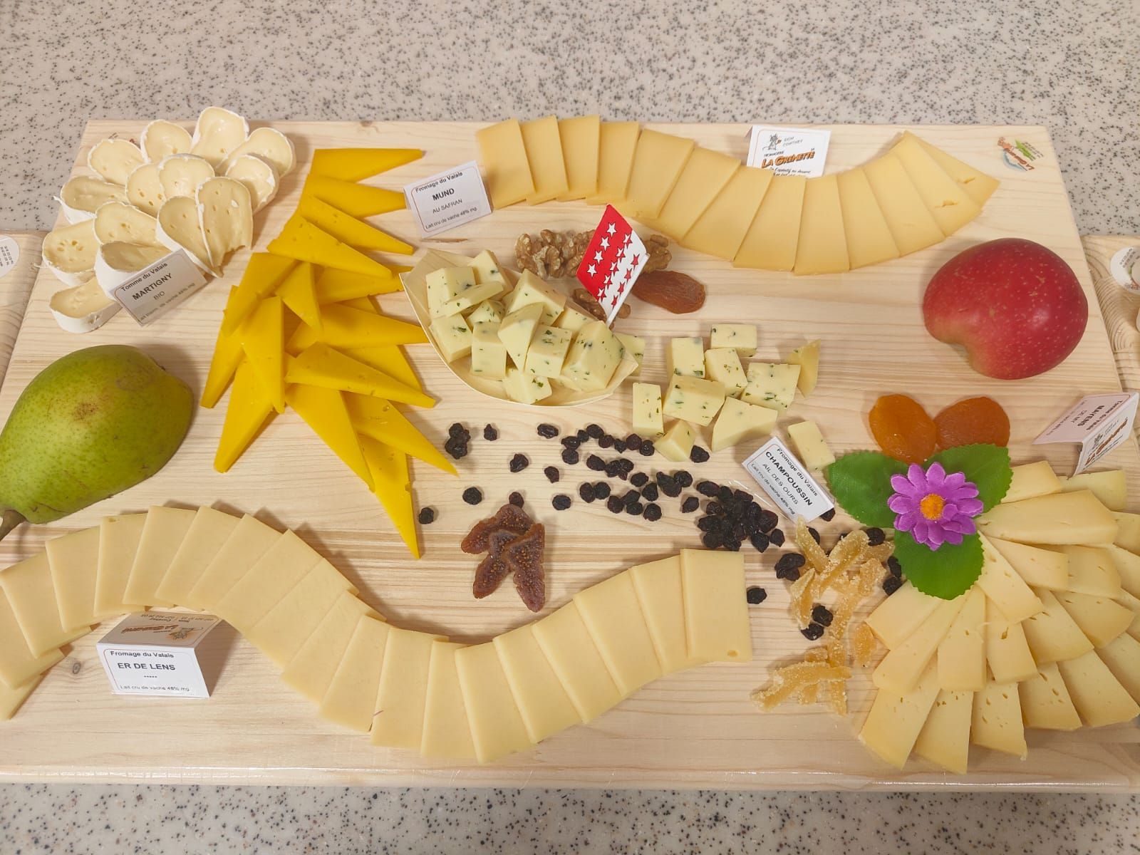 Fromagerie La Grenette - Valais - nos plateaux de fromage