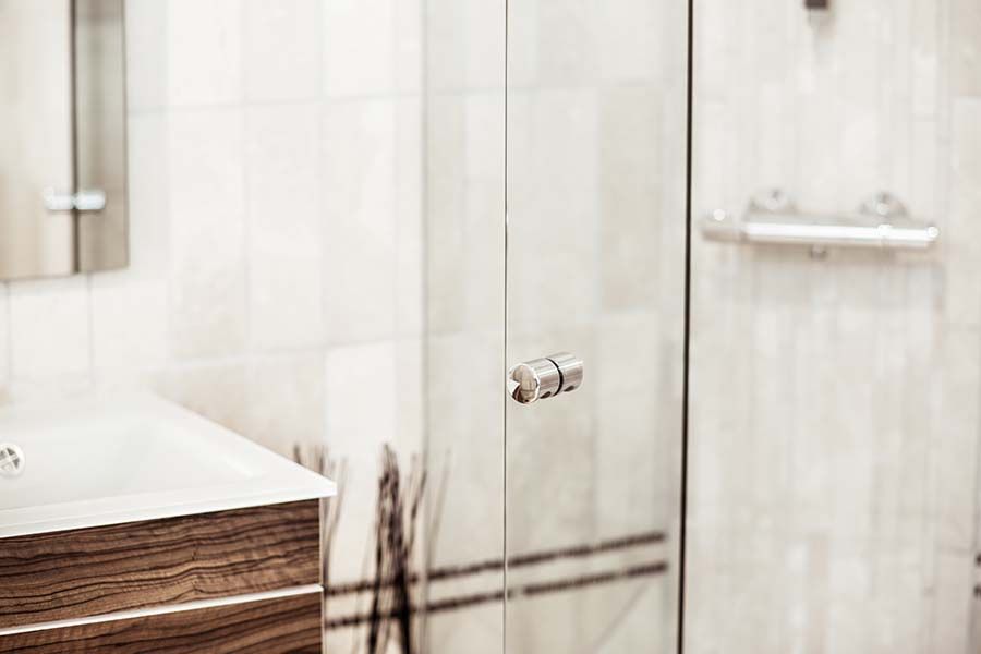 Dusche Abtrennung Glas