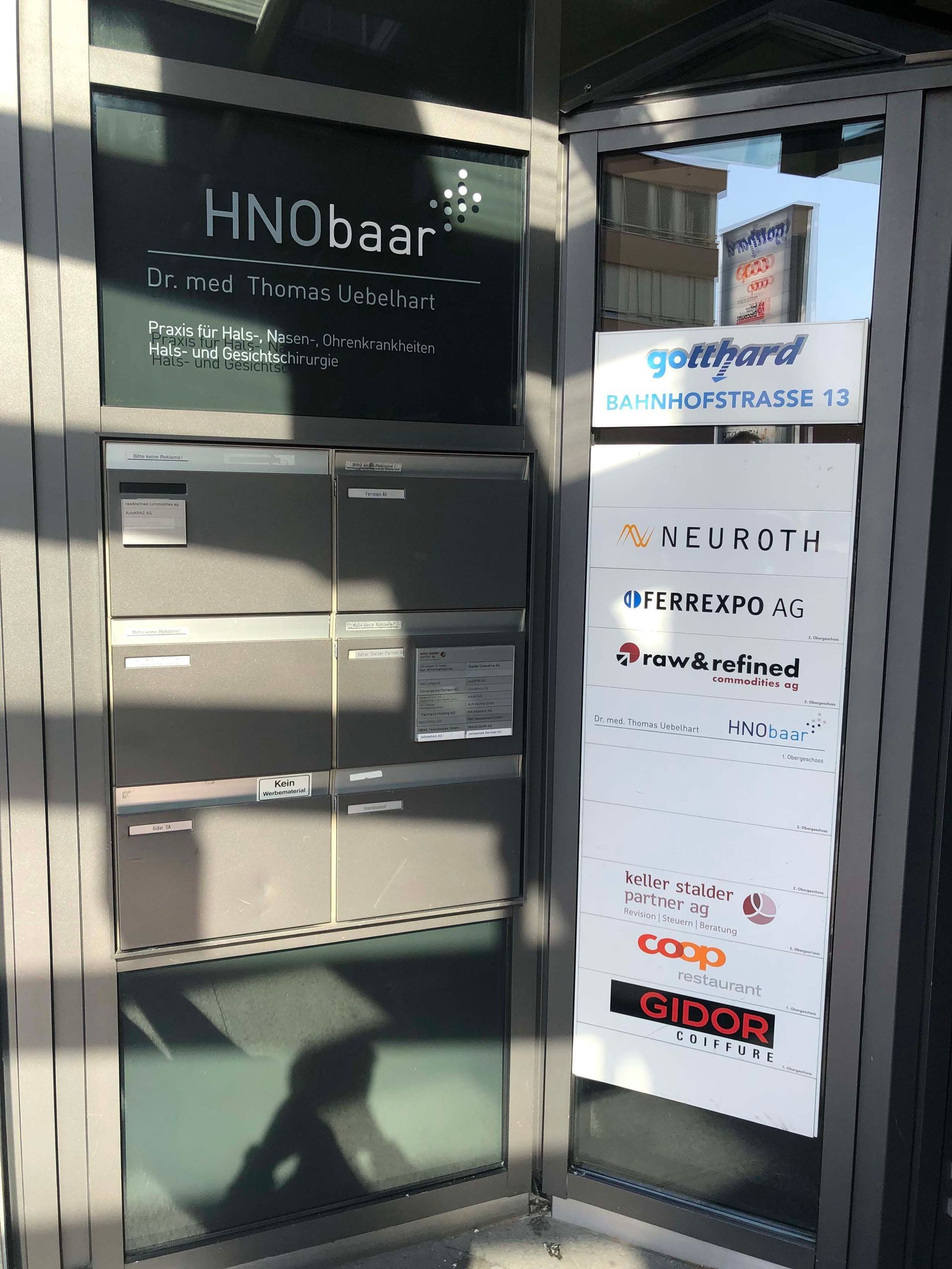 Anfahrt - Hals-, Nasen- und Ohrenarzt - HNObaar - Baar