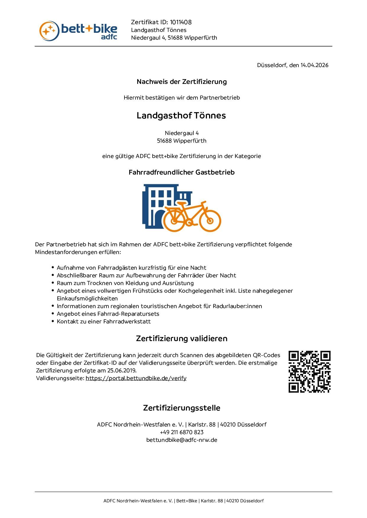 Ein aktuelles Flyerbild zum Umweltschutz im Landgasthof