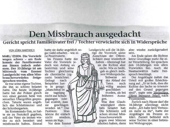 Ein Zeitungsartikel über die Rechtsanwalts- und Fachanwaltskanzlei  Oliver Stemann