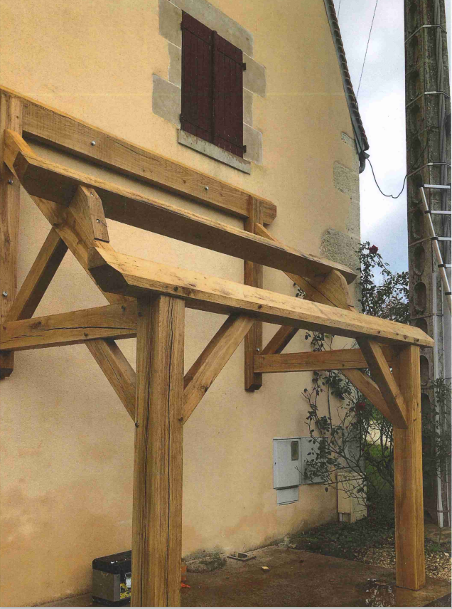 Fabrication d'un appenti en bois