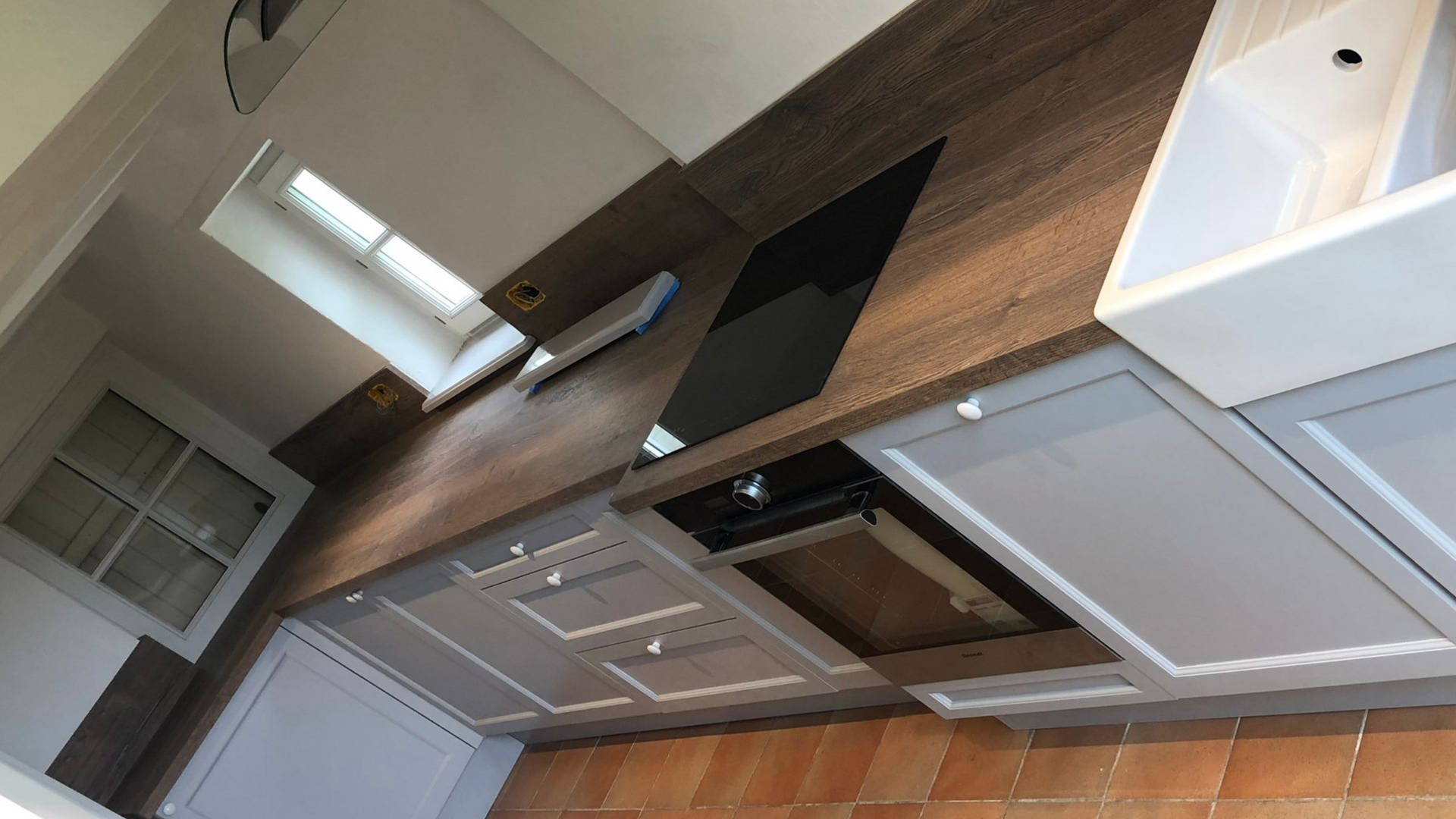 Rénovation d'une cuisine en bois