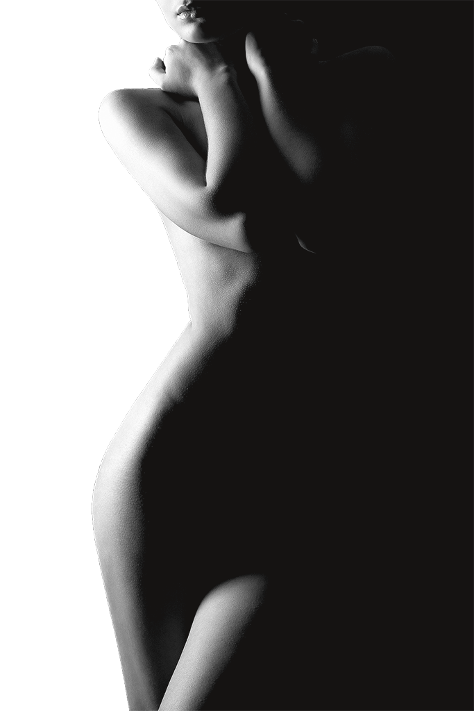 Le corps d'une femme nue