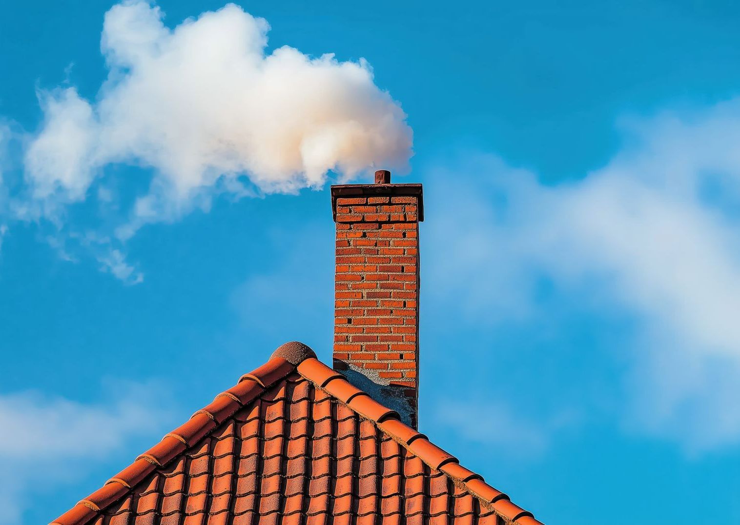 Cheminée en brique