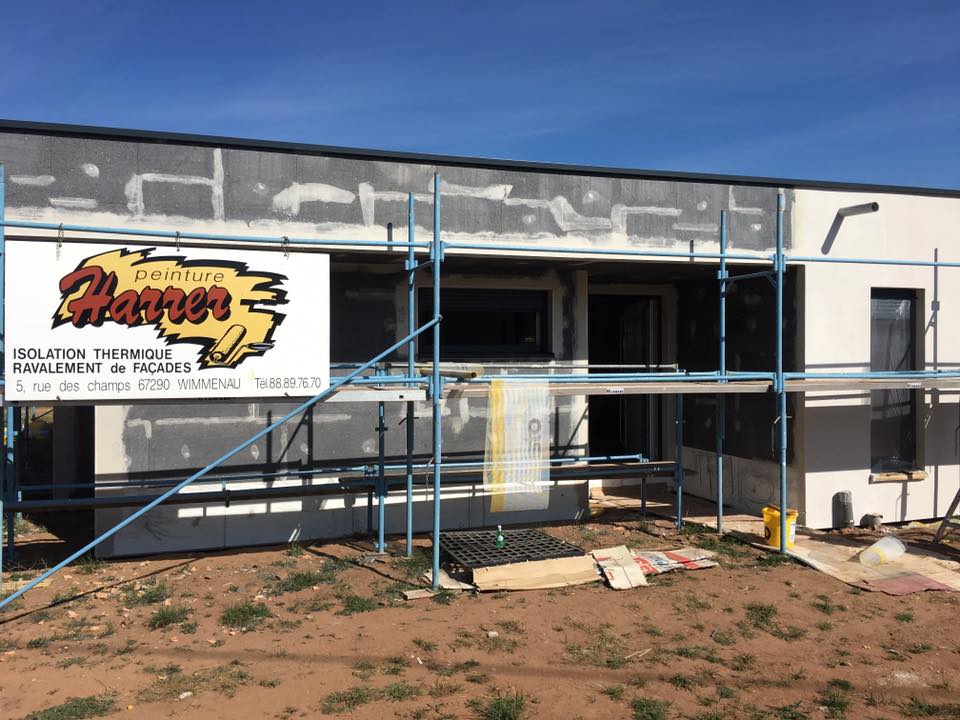 Isolation extérieure - Peinture Harrer