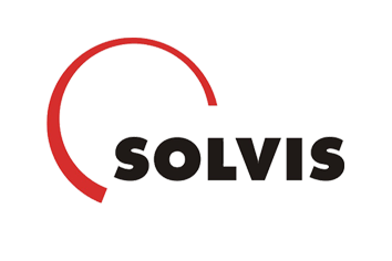 El logotipo de Solvis con la palabra