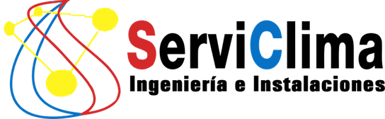 A logo for serviclima ingenieria e instalaciones