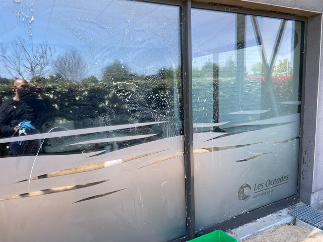 Nettoyage porte vitrée coulissante