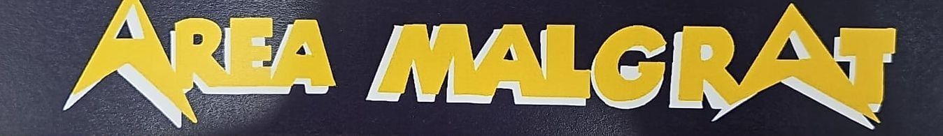 Texto “AREA MALGRA” en amarillo sobre fondo oscuro.