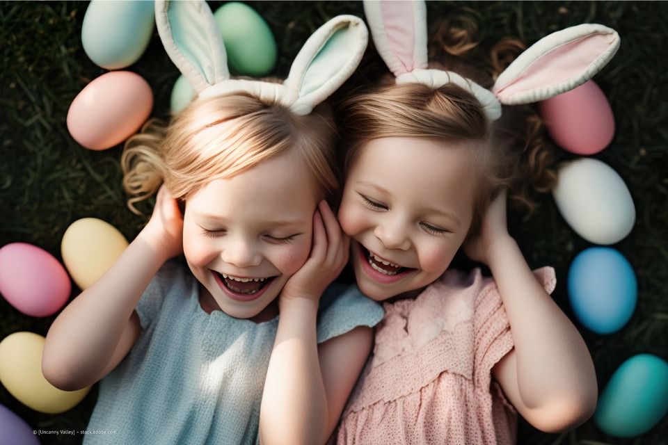 Portrait von zwei Kindern