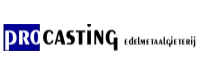 Logo der Edelmetallgießerei PRO CASTING, mit „PRO“ in blauem Kasten.