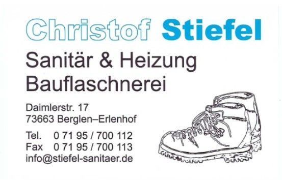 Christof Stiefel Visitenkarte