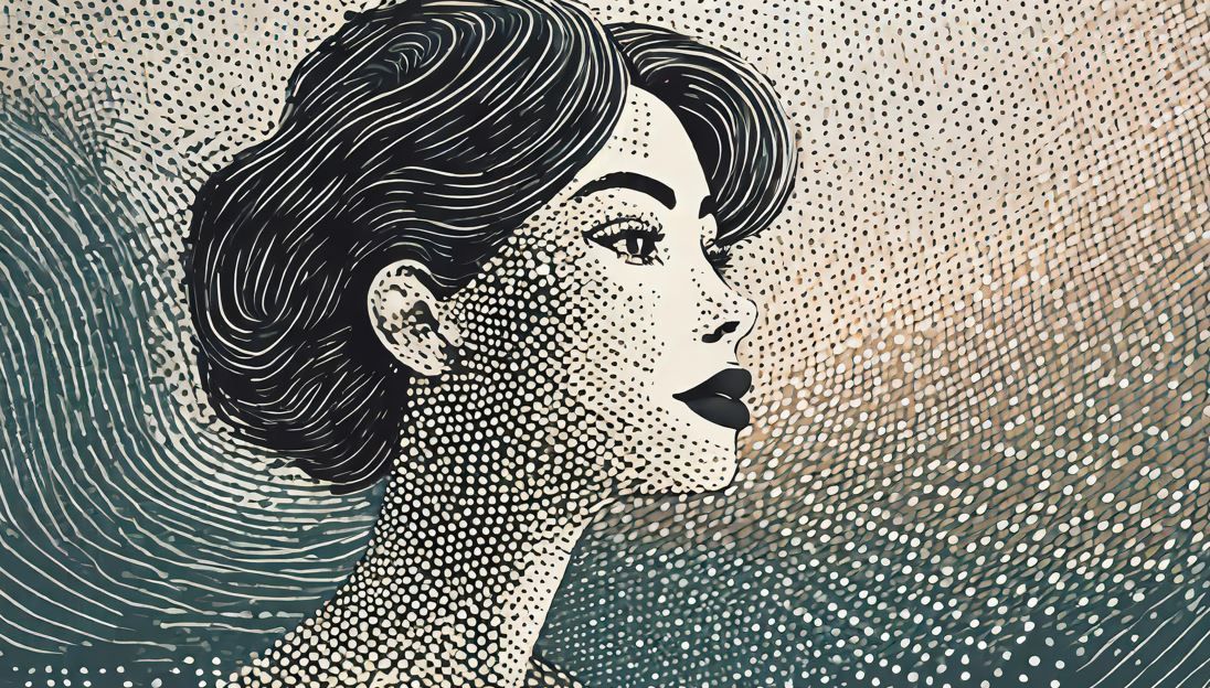 Mujer de cabello oscuro