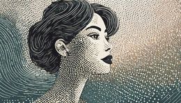 Mujer de cabello oscuro