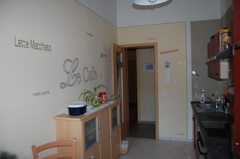 Innenraum Wandgestaltung Malerfachbetrieb Schwarze