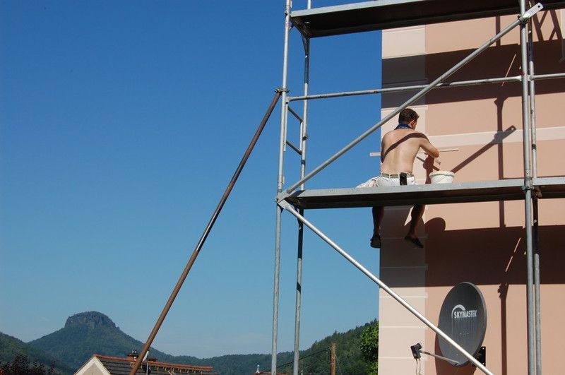 Fassadenarbeiten Malerfachbetrieb Schwarze