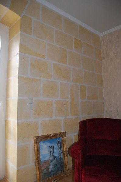 Wandgestaltung Innenbereich Malerfachbetrieb Schwarze