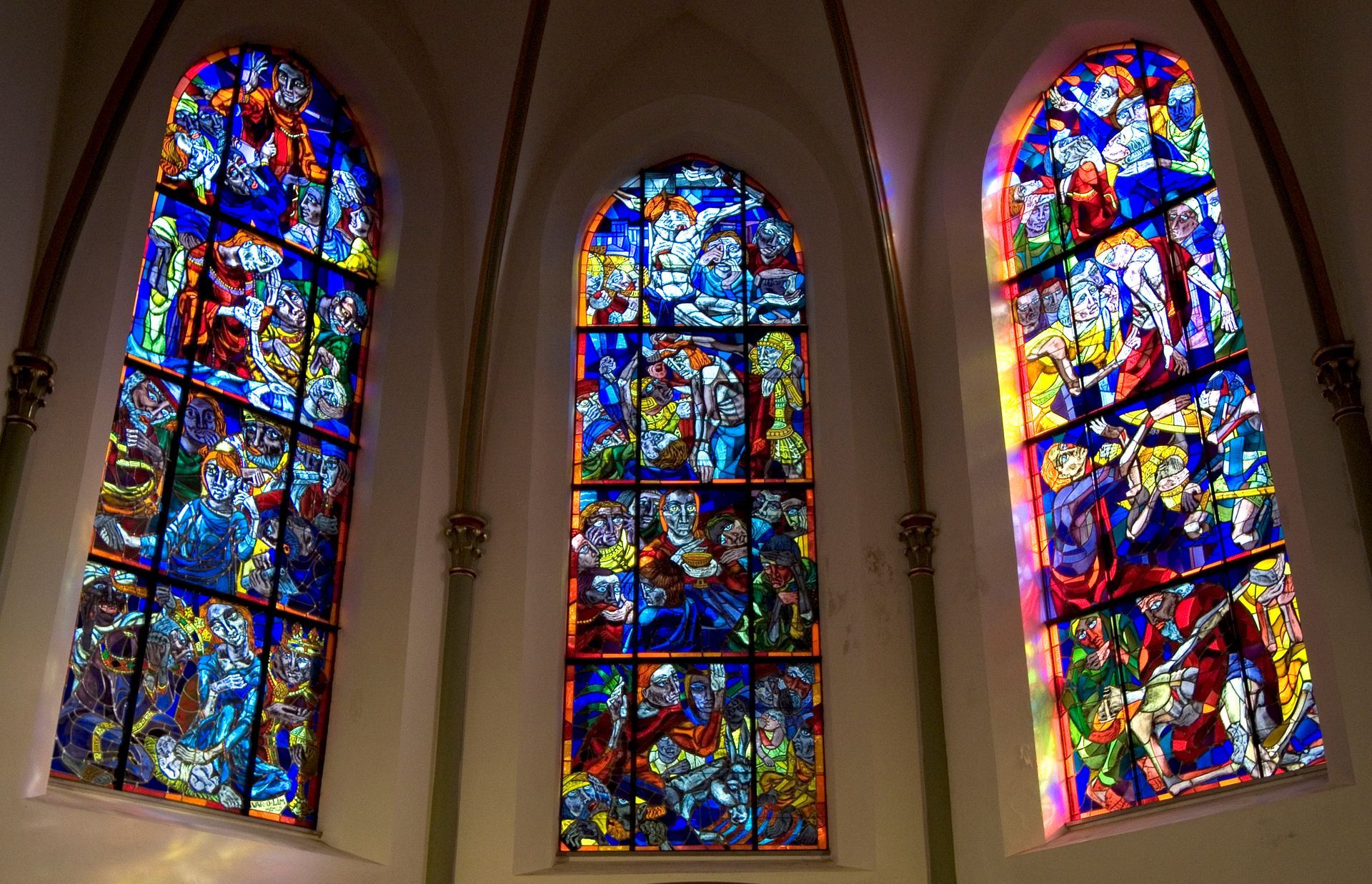 Die drei Altarfenster
