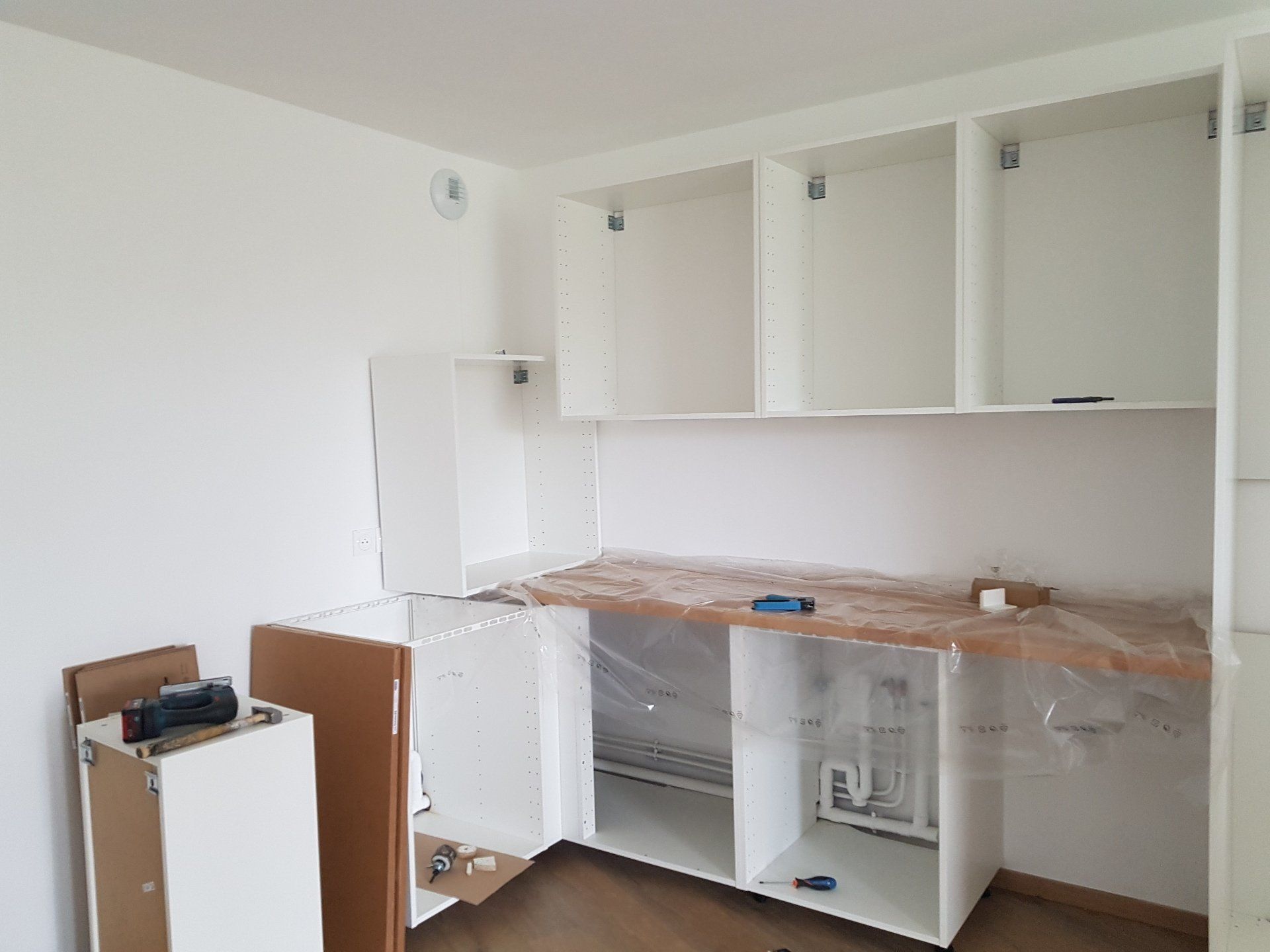 Travaux de menuiserie - Avant