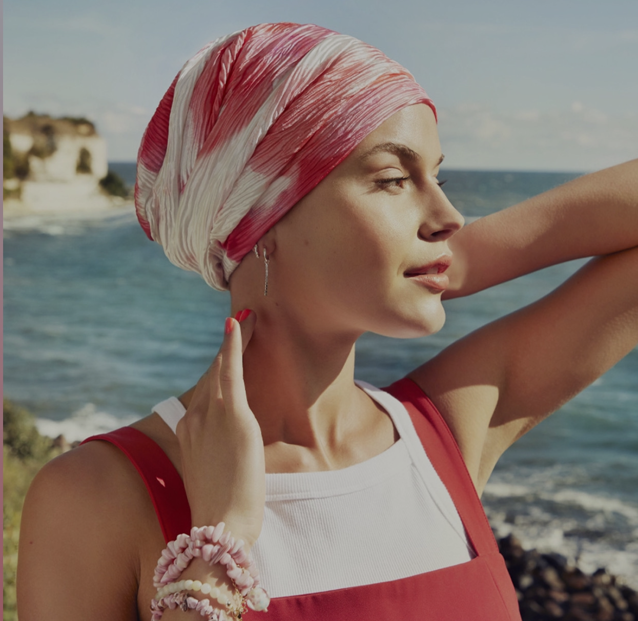 Accessoires turban Accessoires turban rose