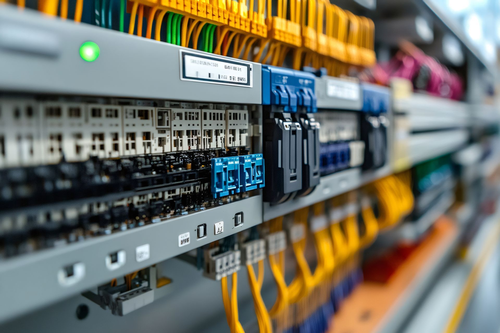 Un tableau électrique d'entreprise