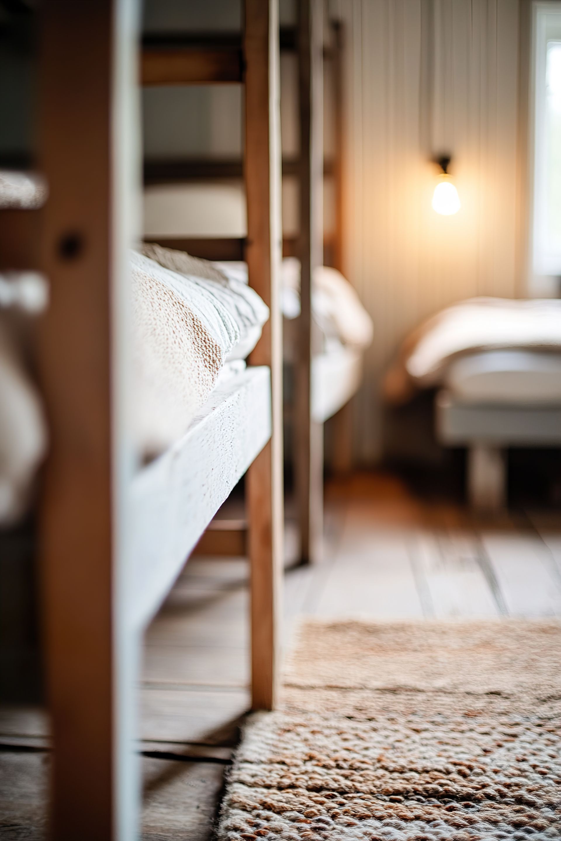 Dortoir avec des lits superposés