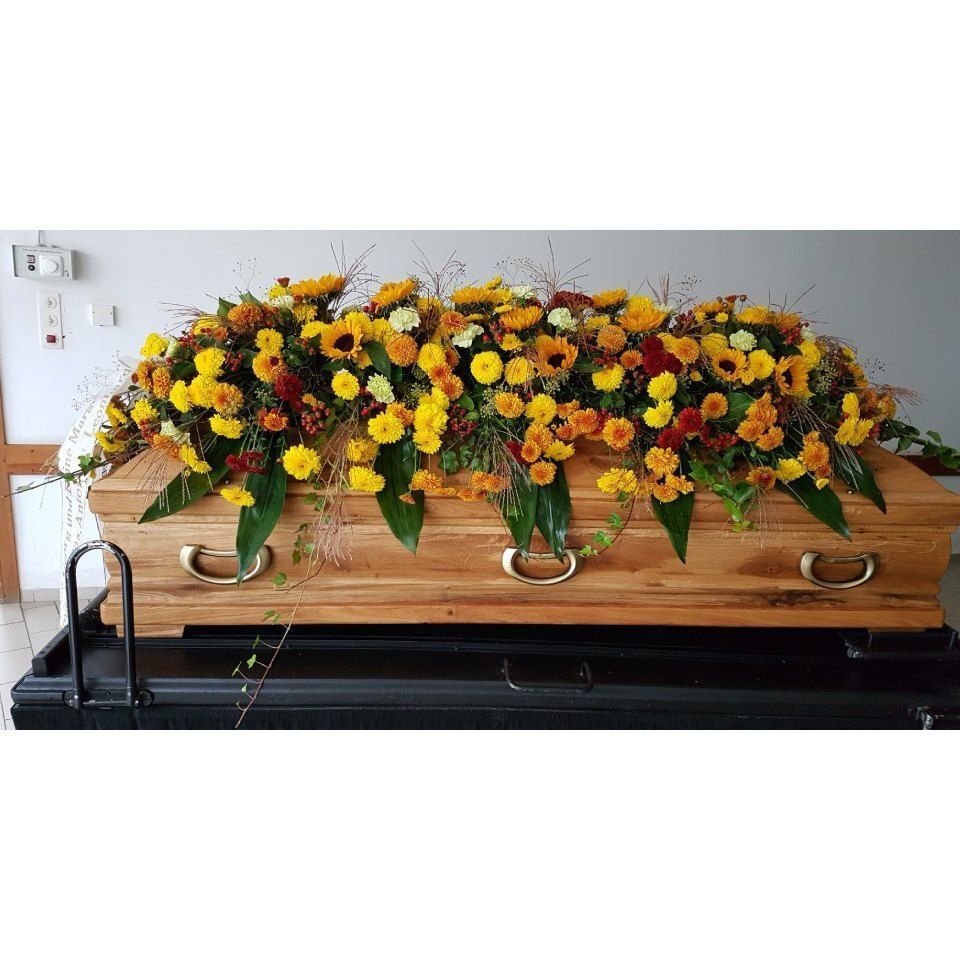 Blumen auf Sarg, Gärtnerei Franz Böhmer