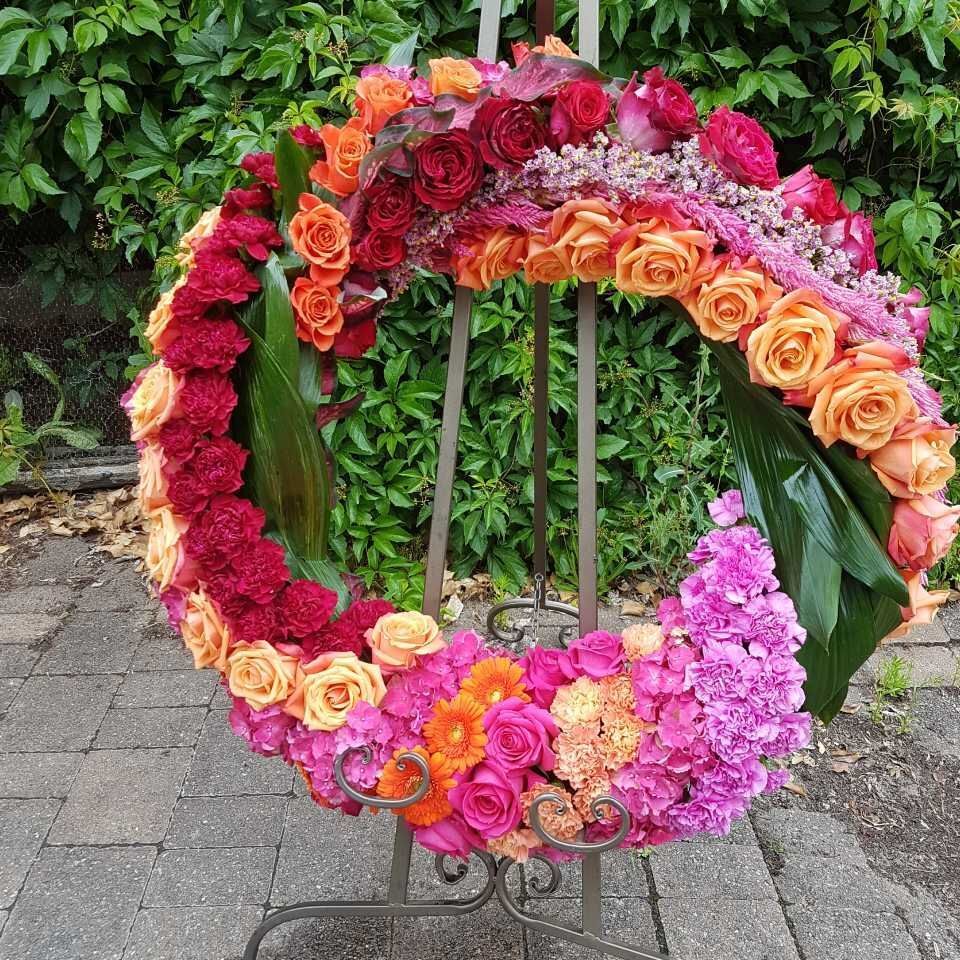 Blumenkranz der Gärtnerei Franz Böhmer
