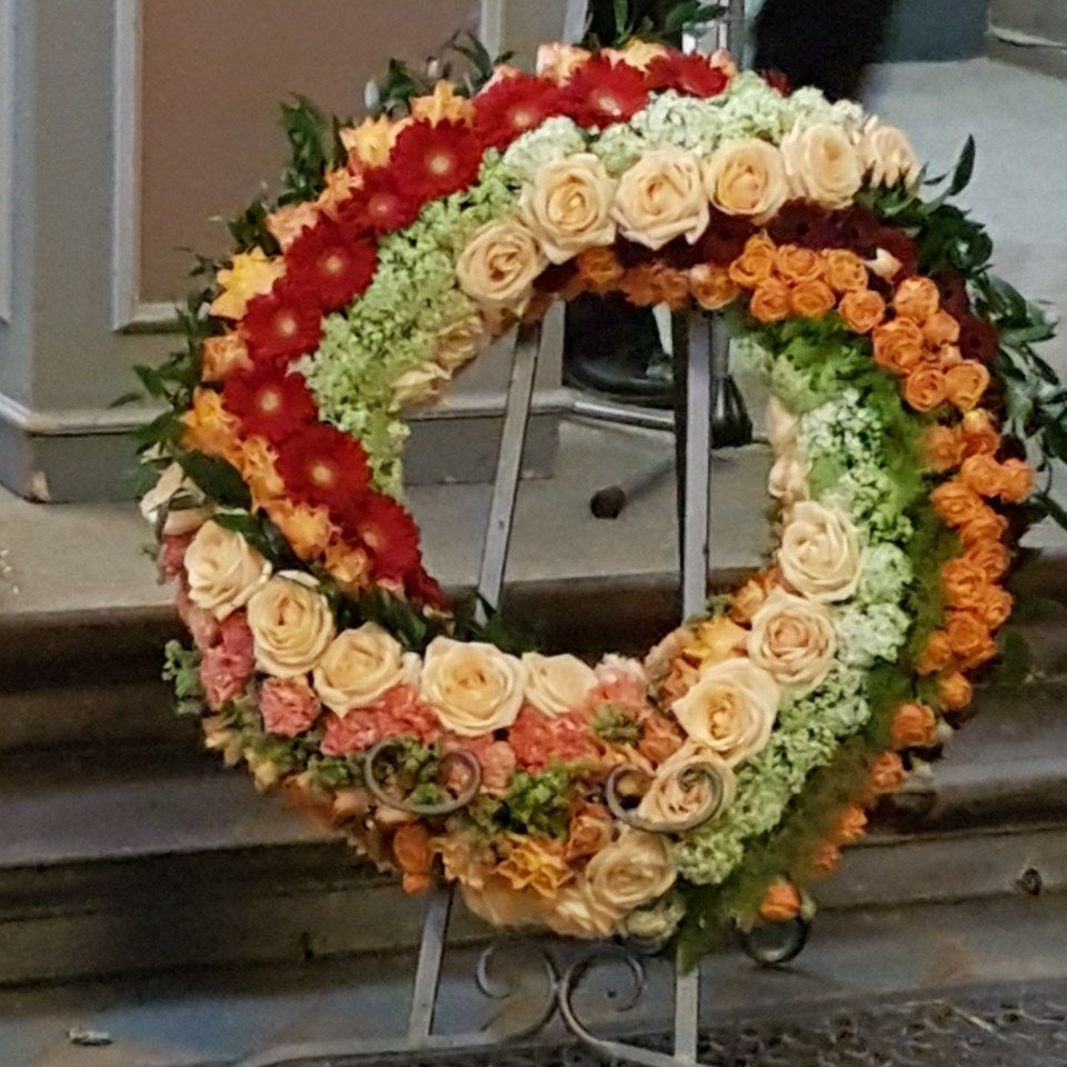 Blumenkranz der Gärtnerei Franz Böhmer