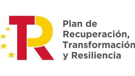 Logotipo del Plan de Recuperación, Transformación y Resiliencia de España. Letras