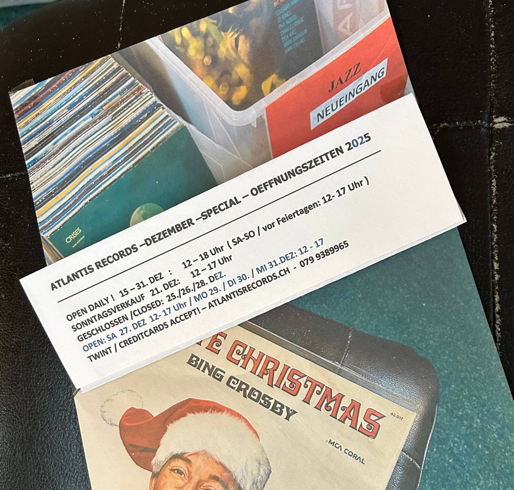 64. Berner CD & Schallplattenbörse.
Atlantis Records – Deinem Plattenladen für Vinyl, CDs, DVDs und Secondhand Vinyl in Kaiseraugst. Liebhaber verschiedener Musikrichtungen werden bei uns fündig. Alle Vinyls kannst du jetzt auch online kaufen.