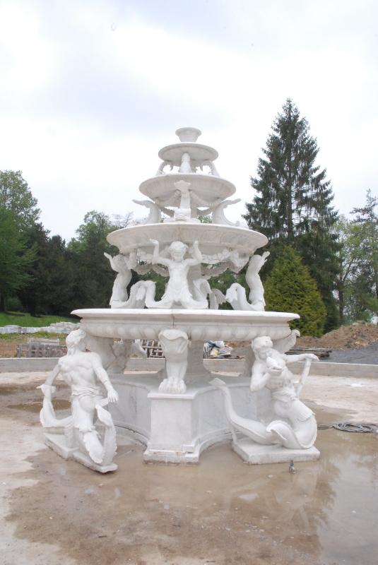Fontaine dans un parc