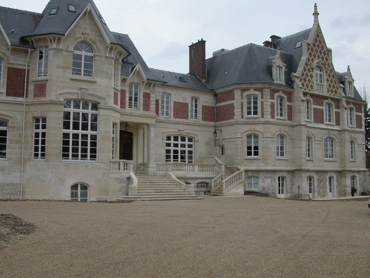 Façade de château