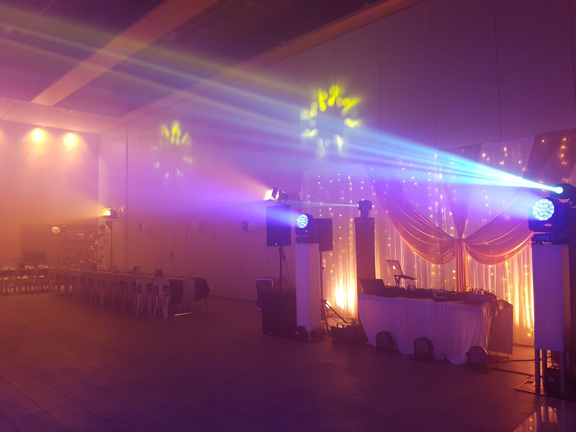 Création d'ambiance de lumières