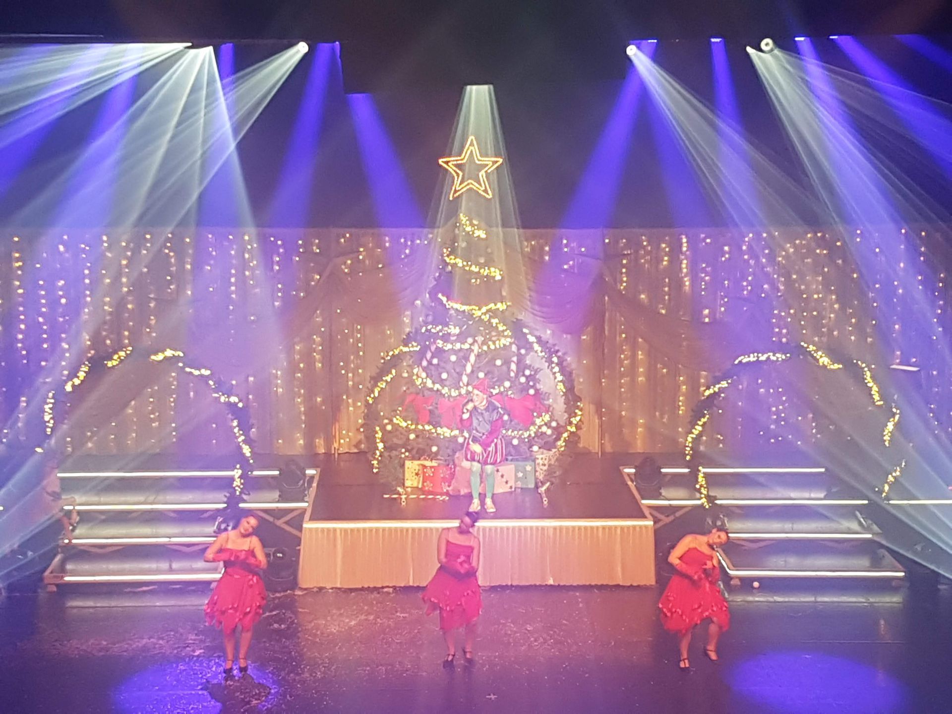 Éclairage spectacle de Noël