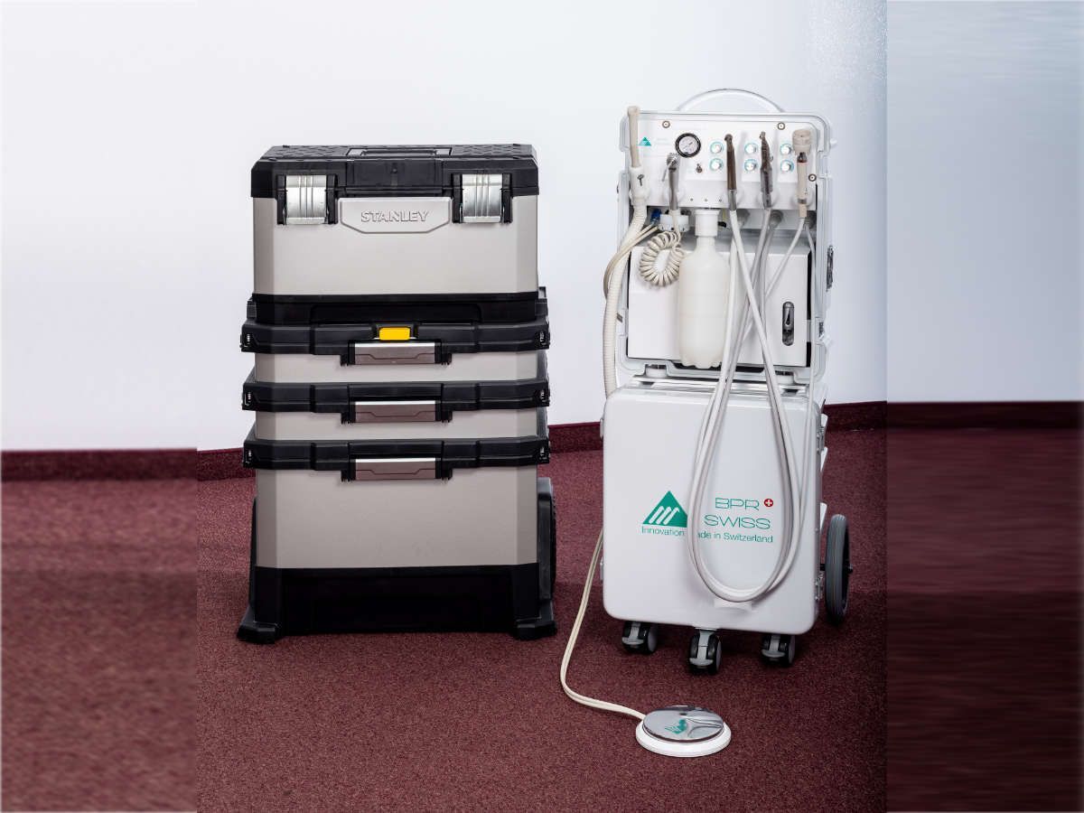 Mobile Behandlungseinheit für Hausbesuche