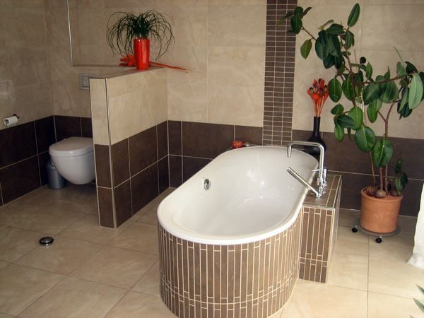 Innenraum Badezimmer Wanne 600×450