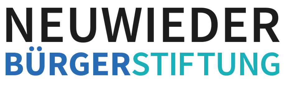 Ein Logo mit dem Schriftzug Neuwieder Bürgerstiftung.