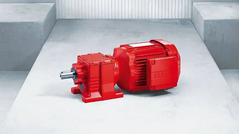 Photo de réducteurs d'engrenages cylindriques