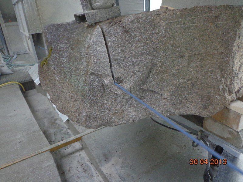 Sciage au câble diamante