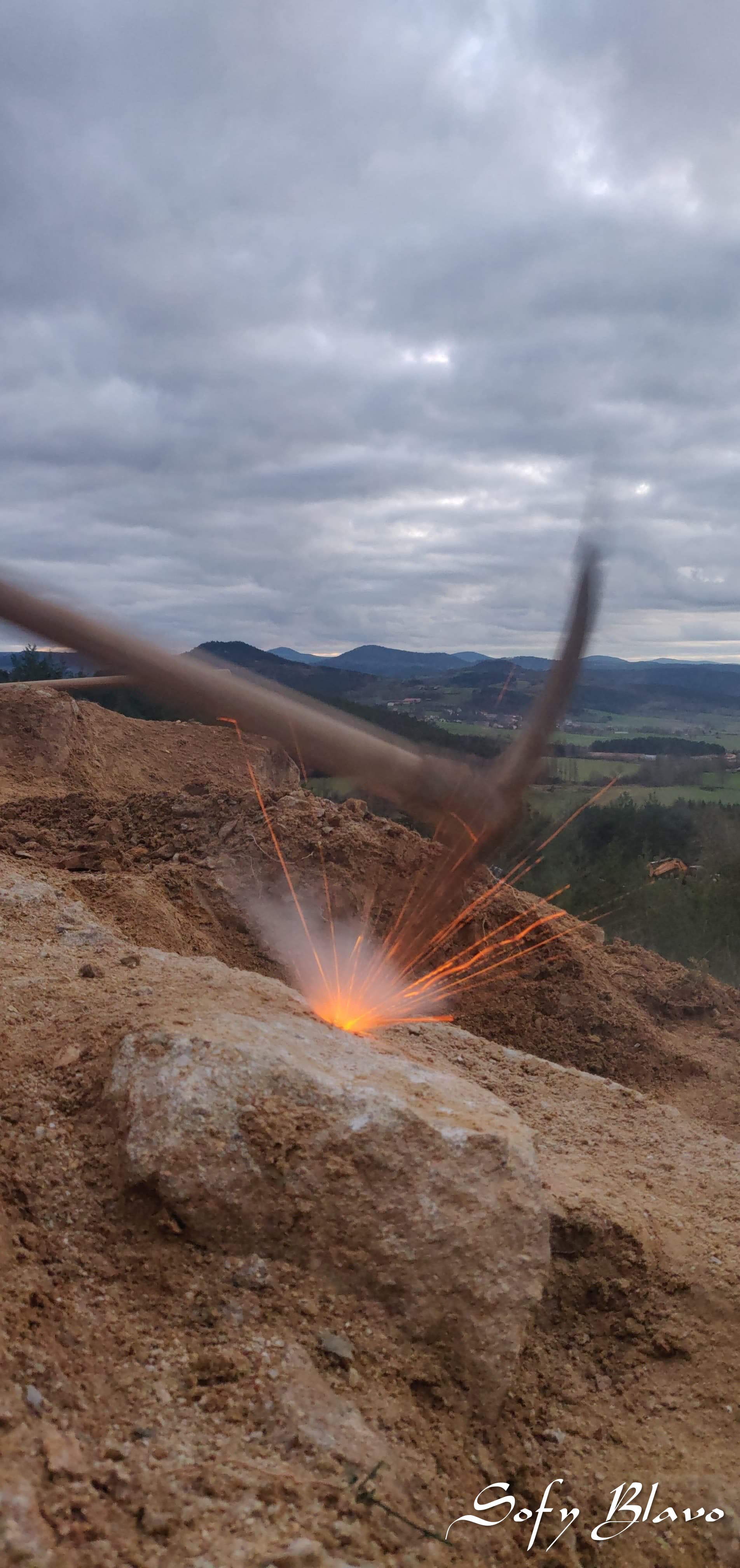 Travail en carrière