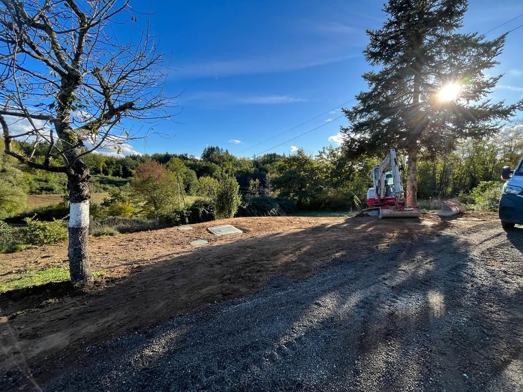 Remise en place des terres, prêts pour l'engazonnement 1