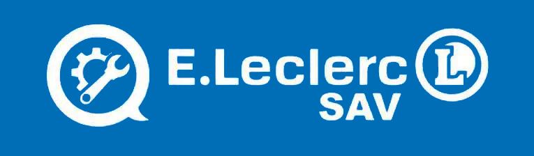 Logo bleu de E.Leclerc sav