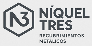 Logo for Níquel Tres, featuring 